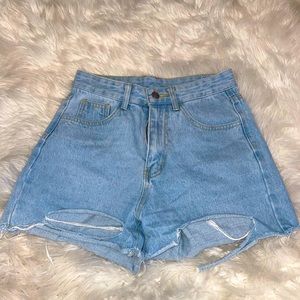 SHEIN jean shorts